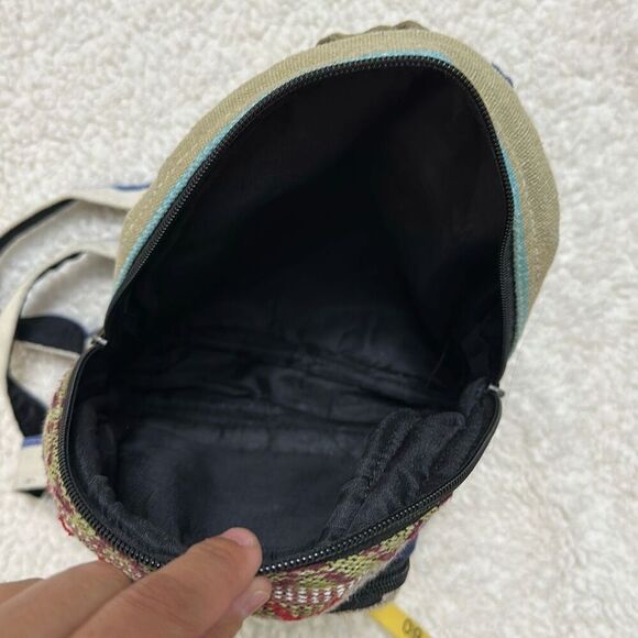 Pure Hemp Made in Nepal Backpack - Picture 8 of 9